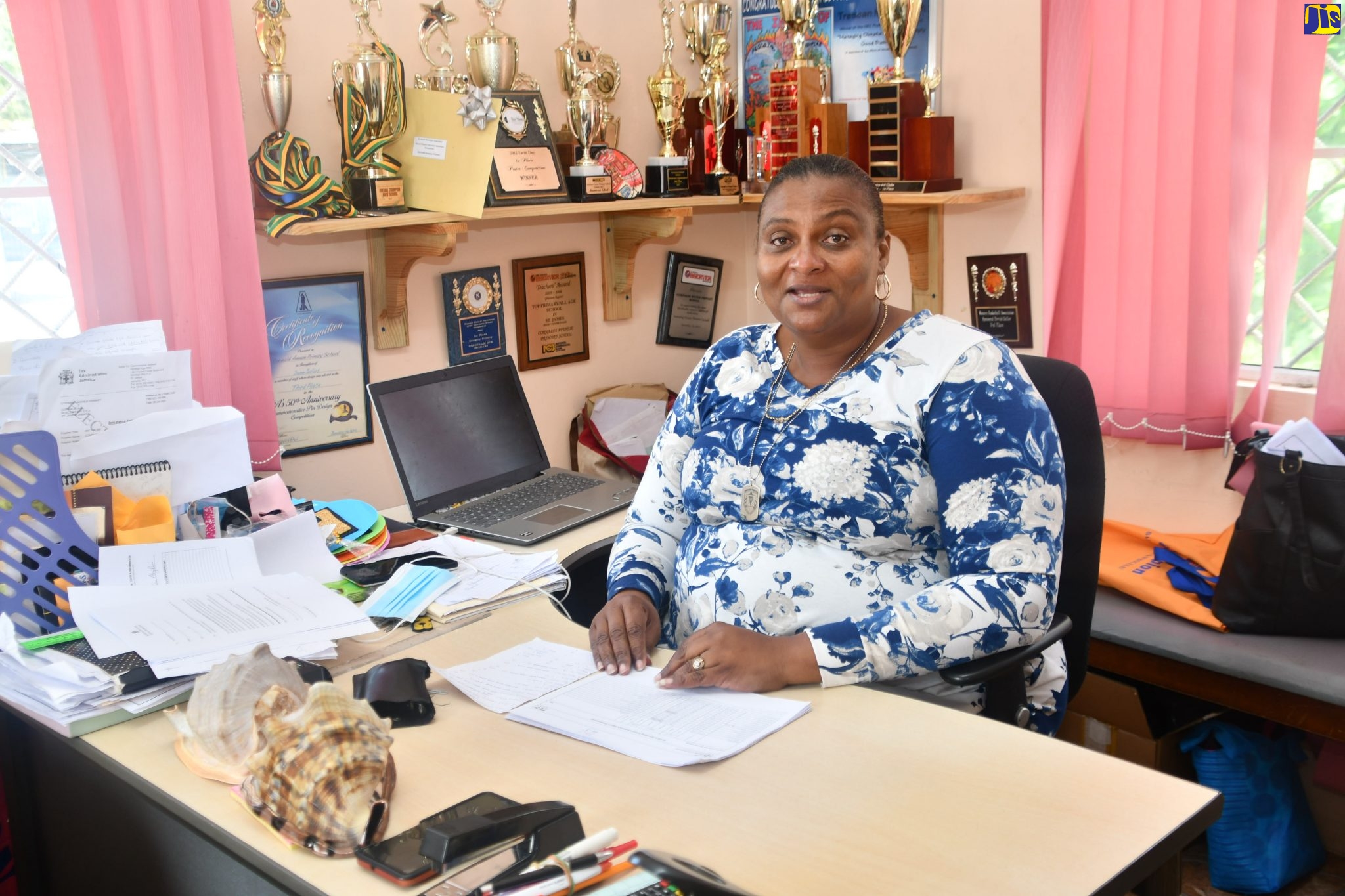 Acting Principal of Corinaldi Avenue Primary School in St. James, Deon Stern-Anglin. 