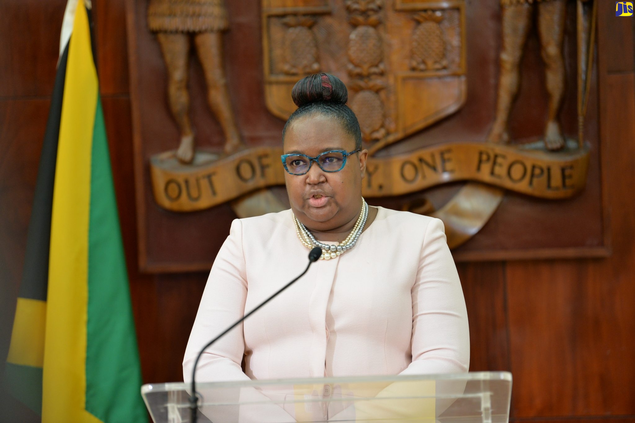 Permanent Secretary in the Ministry of Education, Youth and Information, Dr. Grace McLean, addresses virtual post-Cabinet press briefing on Wednesday (October 6). 
