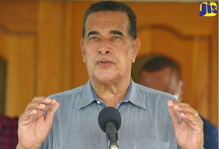 Minister of State in the Ministry of Local Government and Rural Development, and Member of Parliament for South St. James, Hon. Homer Davis.