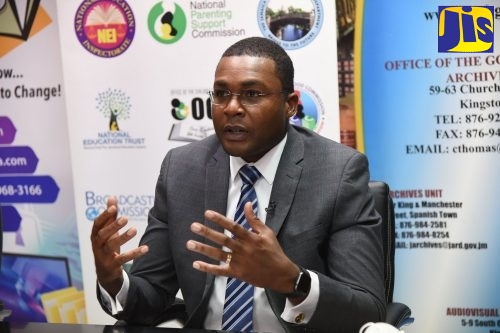 State Minister for the Ministry of Education, Youth and Information, Hon. Robert Morgan.