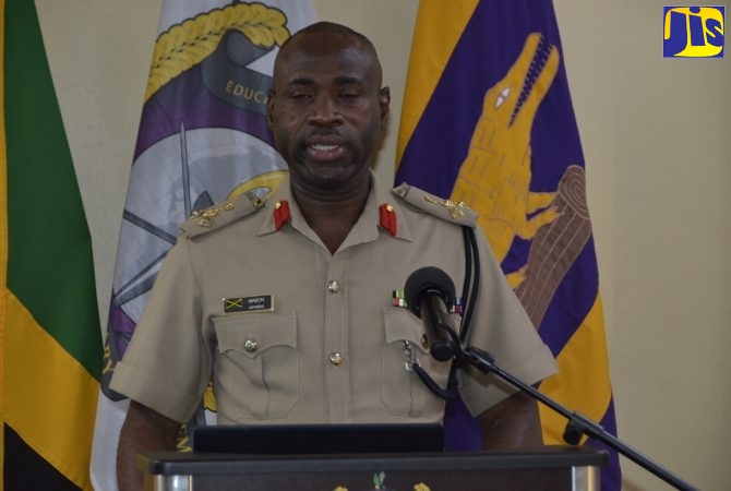 President of the Caribbean Military Academy (CMA) Brigadier Radgh Mason