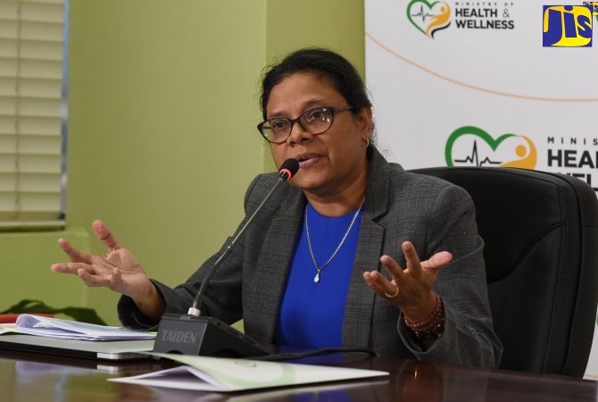 Chief Medical Officer (CMO) in the Ministry of Health and Wellness, Dr. Jacquiline Bisasor-McKenzie.