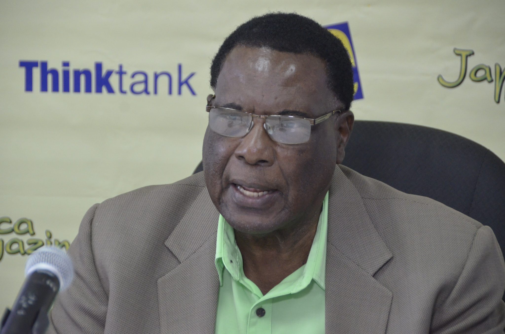 Mayor of Montego Bay, Councillor Leeroy Williams, addresses a Jamaica Information Service (JIS) ‘Think Tank’, which was held at the offices of the St. James Municipal Corporation in St. James, on Monday (November 8) .

