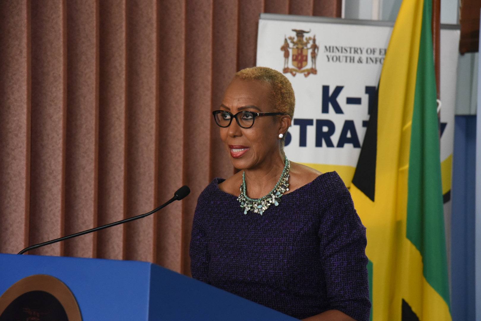 Minister in the Ministry of Education, Youth and Information,  Hon. Fayval Williams.

