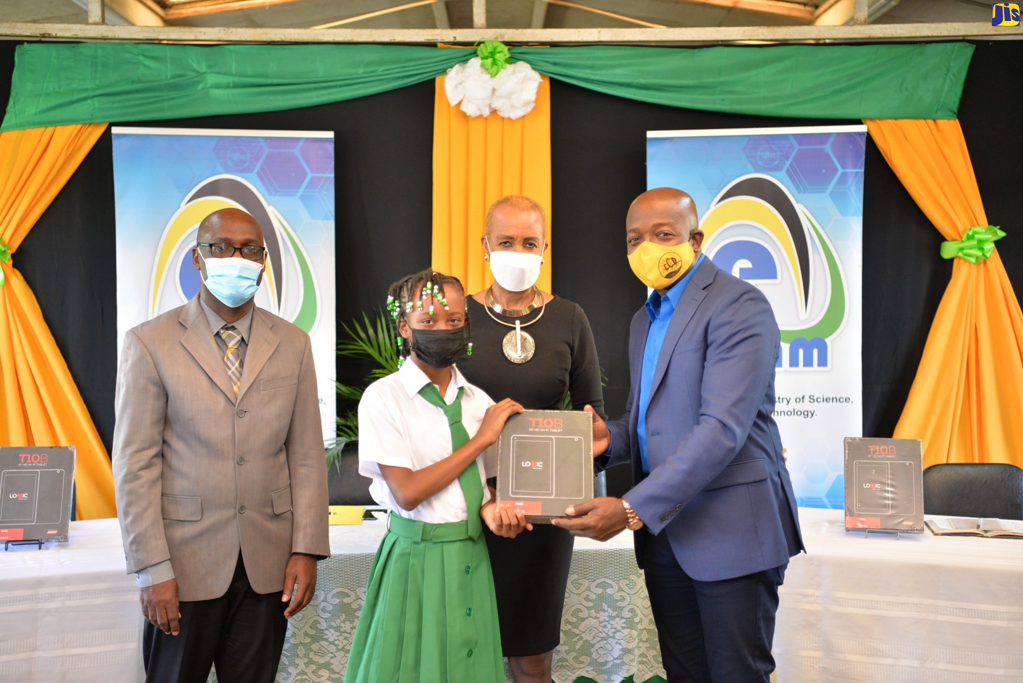 Tablets Distributed to Green Park Primary and Junior High School