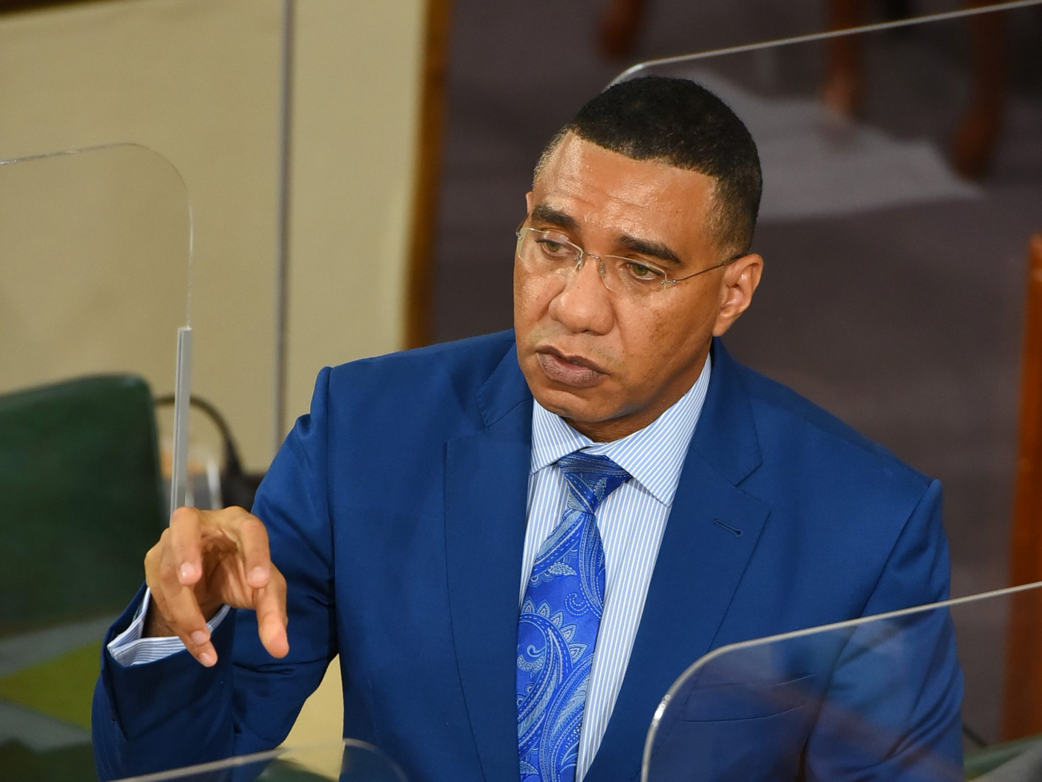 Prime Minister, the Most Hon. Andrew Holness, speaking in the House of Representatives on Tuesday (November 16). 


