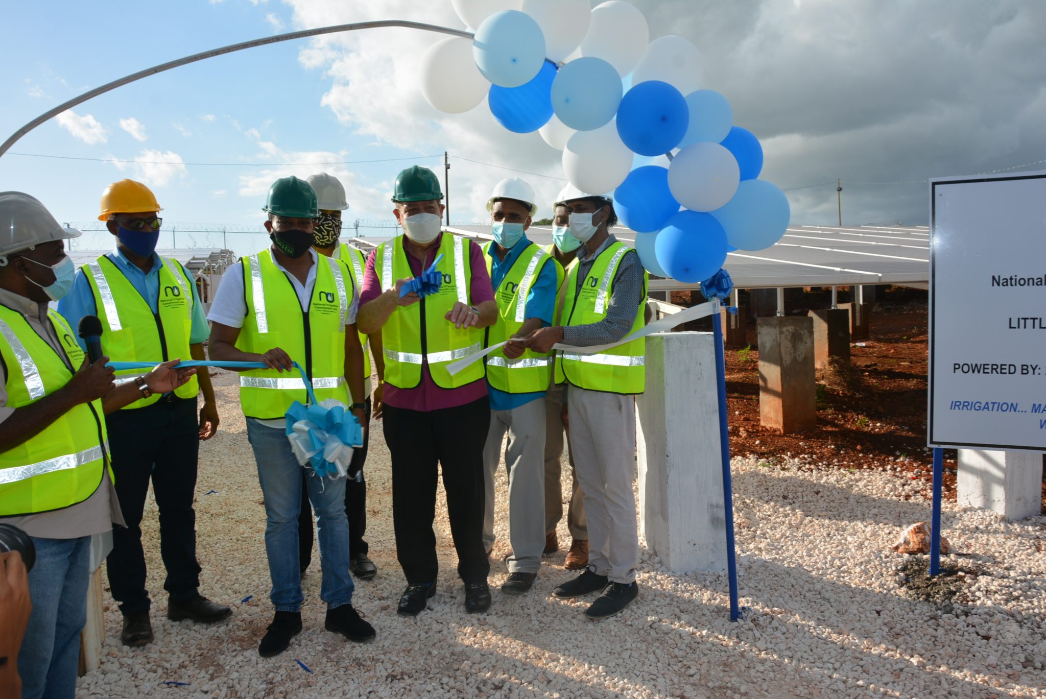 Minister Shaw Commissions Solar-Powered Pump Station At Little Park, St. Elizabeth