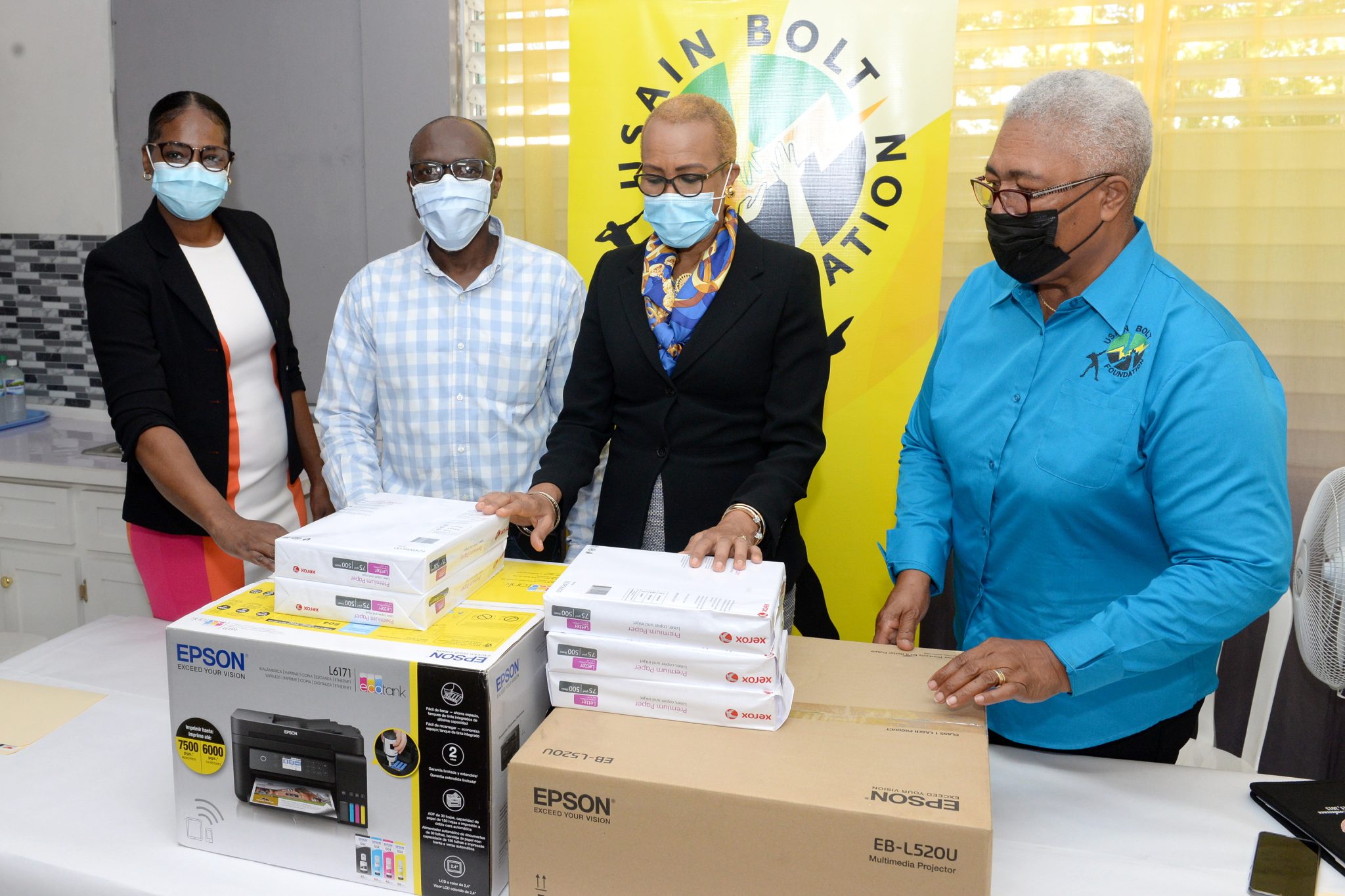 Usain Bolt Foundation Donates Supplies To School