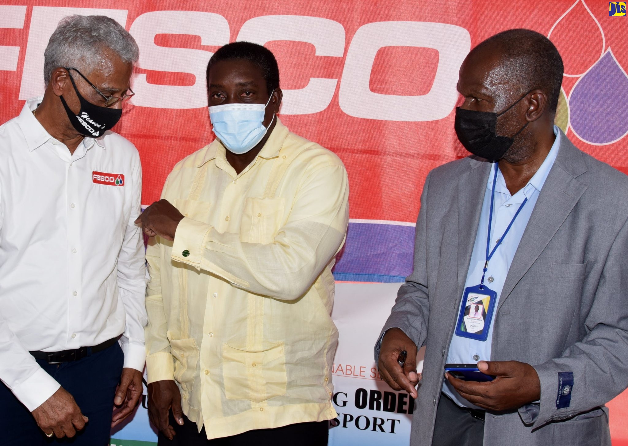 Minister Montague at launch of Road Safety 40-day Campaign