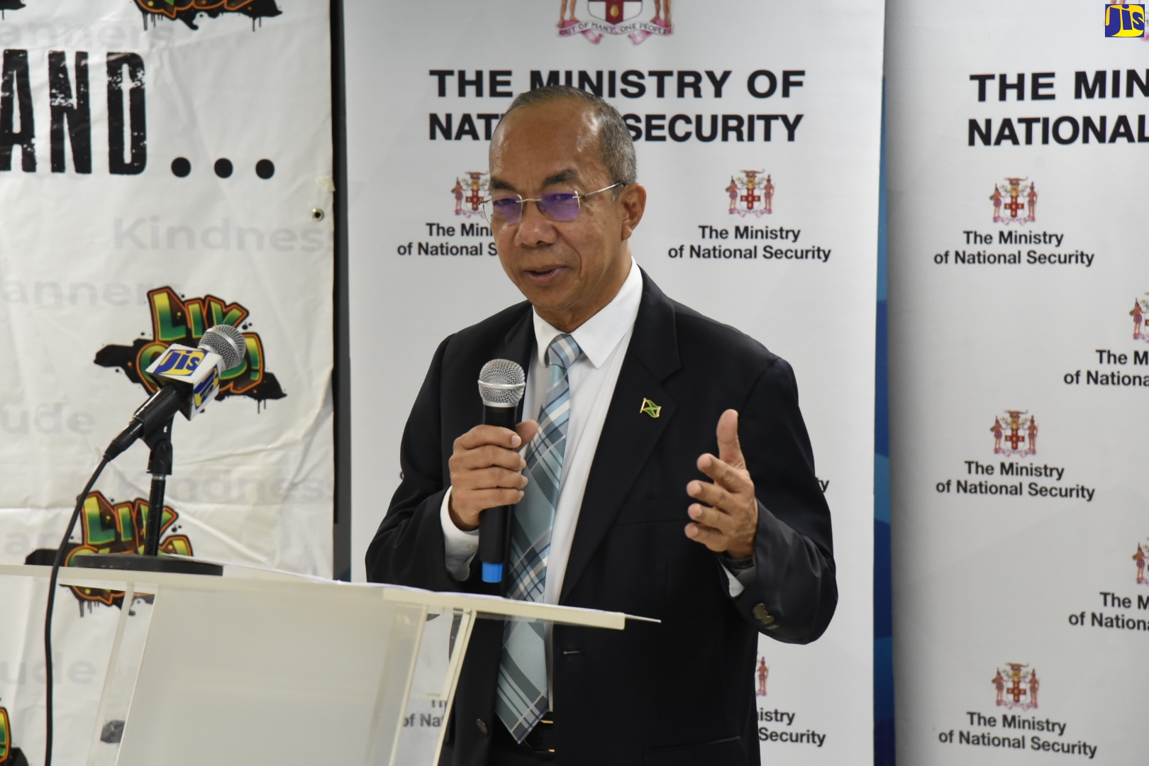Minister of National Security, Hon. Dr. Horace Chang, addresses a prayer breakfast held on Wednesday (January 26)  at his New Kingston offices under the theme ‘United for a Safer Jamaica’.

