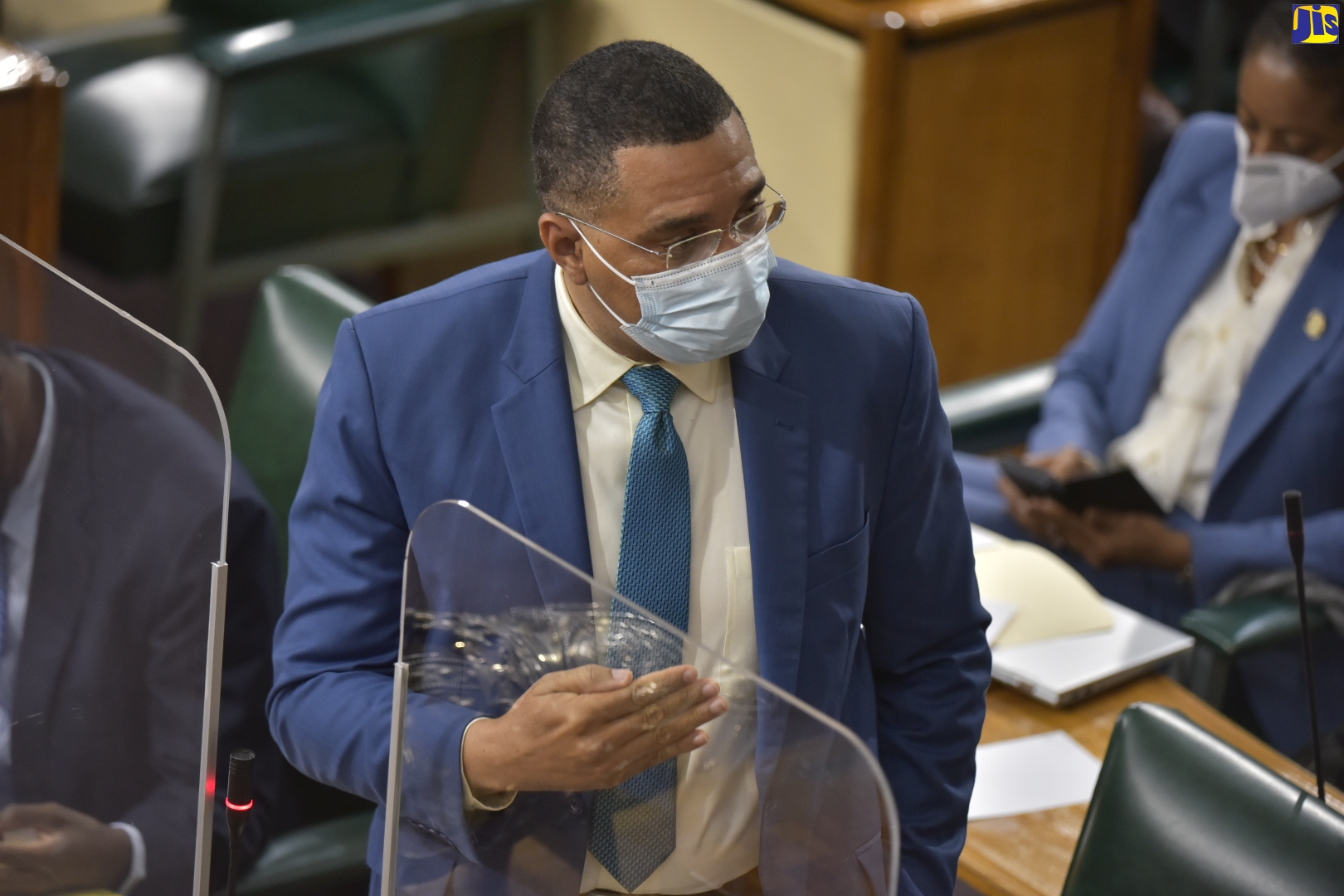 Prime Minister, the Most. Hon Andrew Holness, speaks in the House of Representatives on January 11.