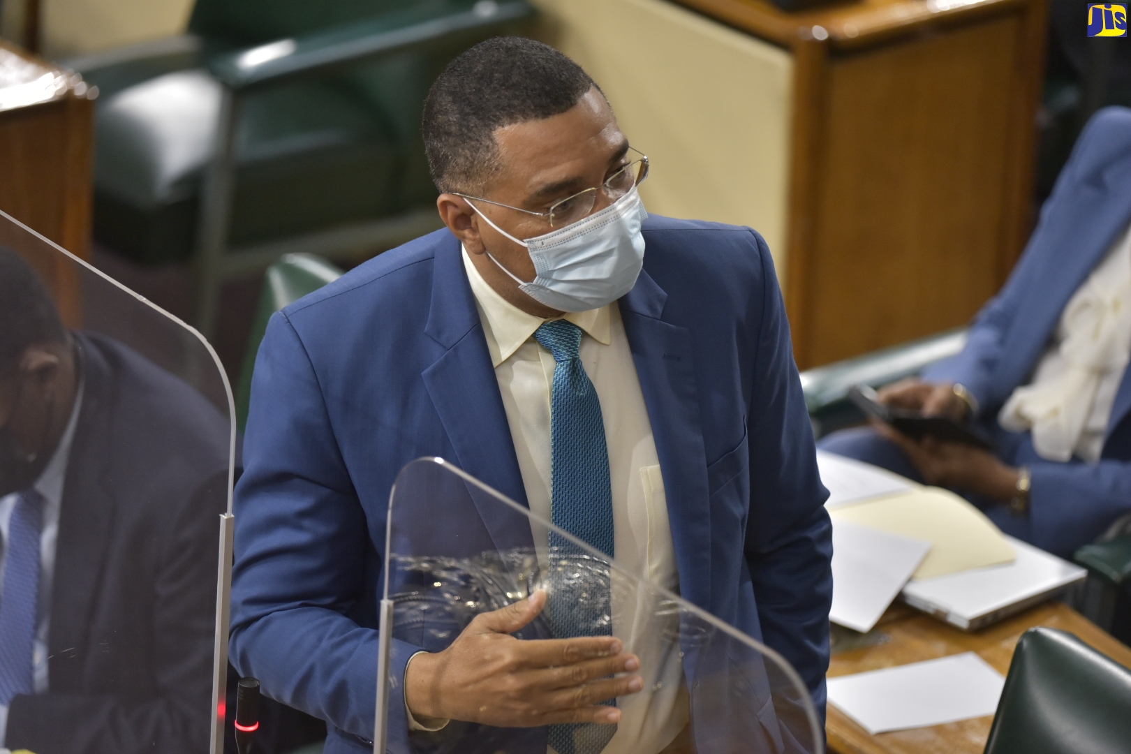 Prime Minister, the Most. Hon Andrew Holness, speaks in the House of Representatives on January 11.