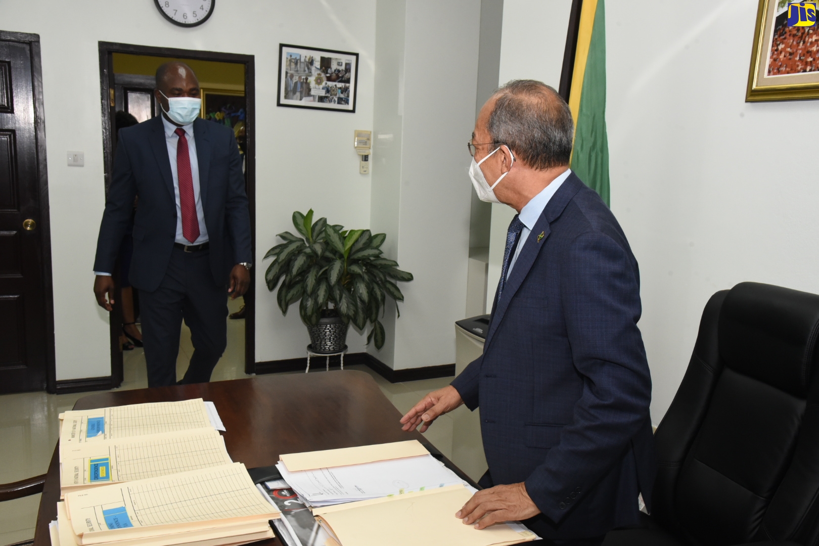 PHOTOS: Hon. Dr. Horace Chang Welcomes State Minister, Hon. Zavia Mayne