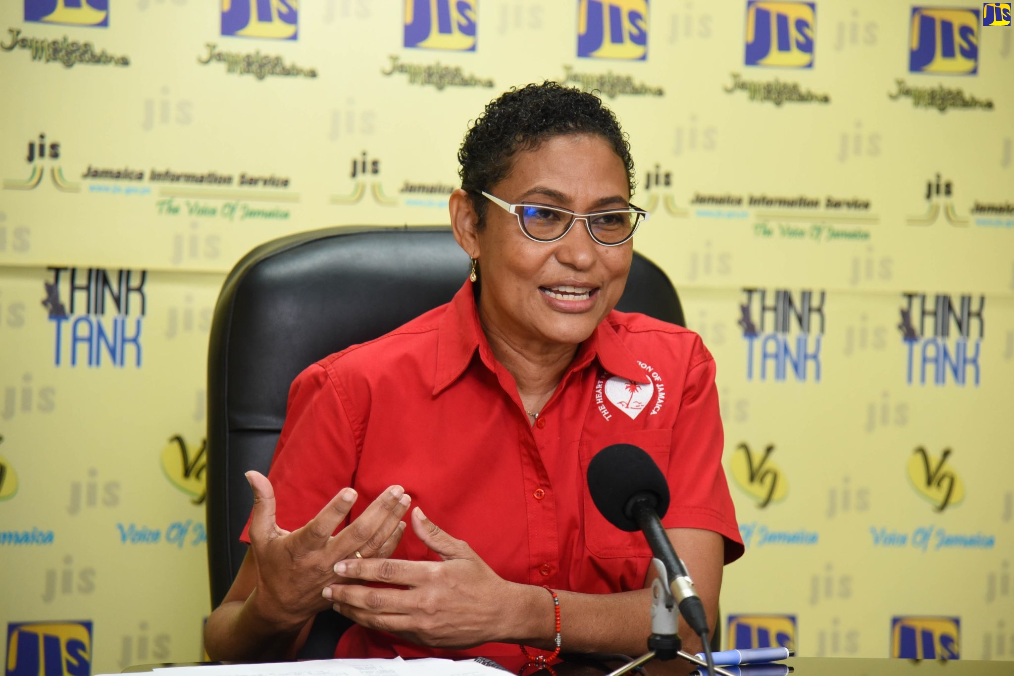 Director at the Heart Foundation of Jamaica (HFJ) and Clinical Nutritionist at the Caribbean Institute for Health Research at The University of the West Indies, Dr. Suzanne Soares-Wynter, speaks at a JIS ‘Think Tank’ on Friday, February 11.