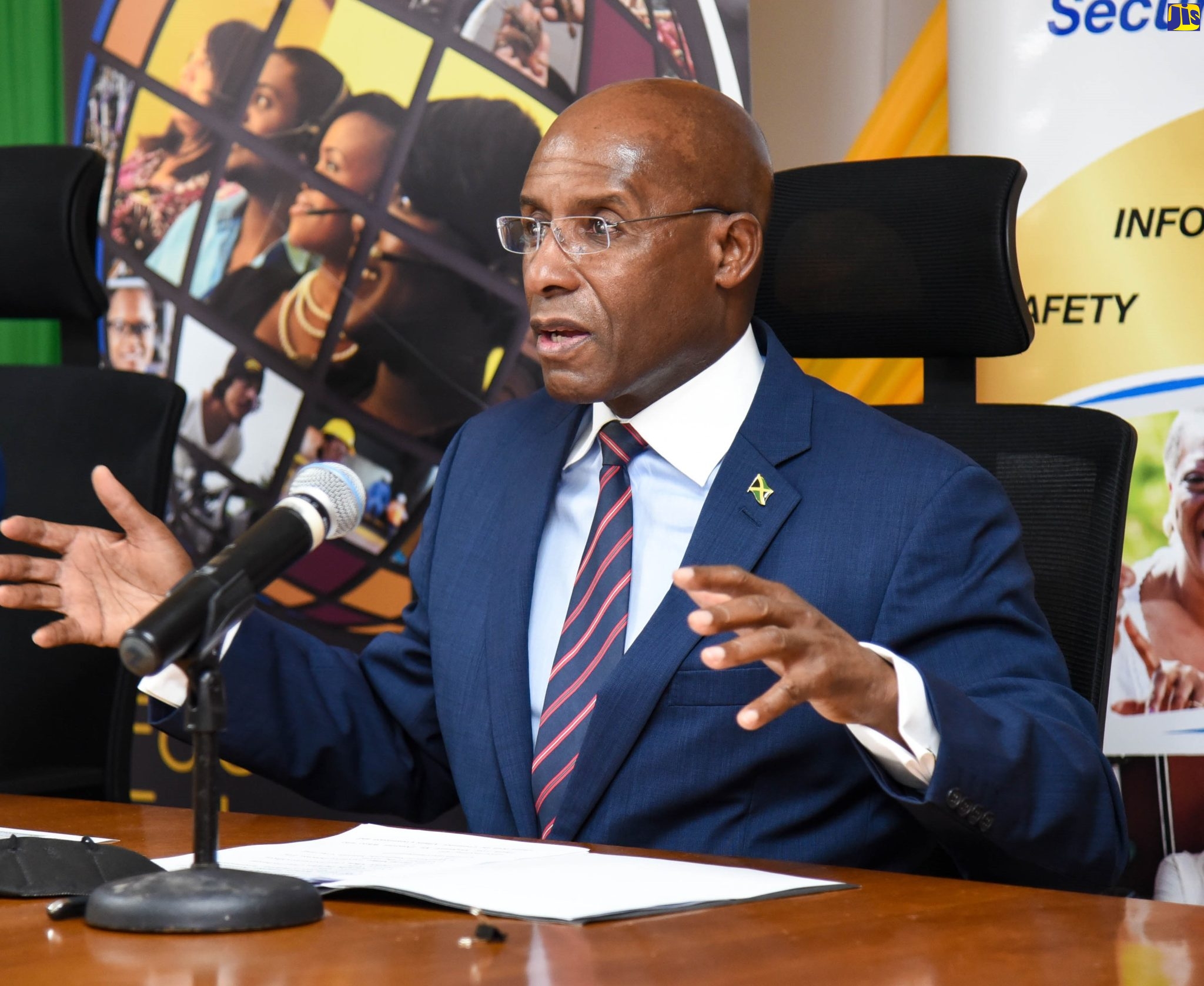 Minister of Industry, Investment and Commerce, Senator the Hon. Aubyn Hill. 