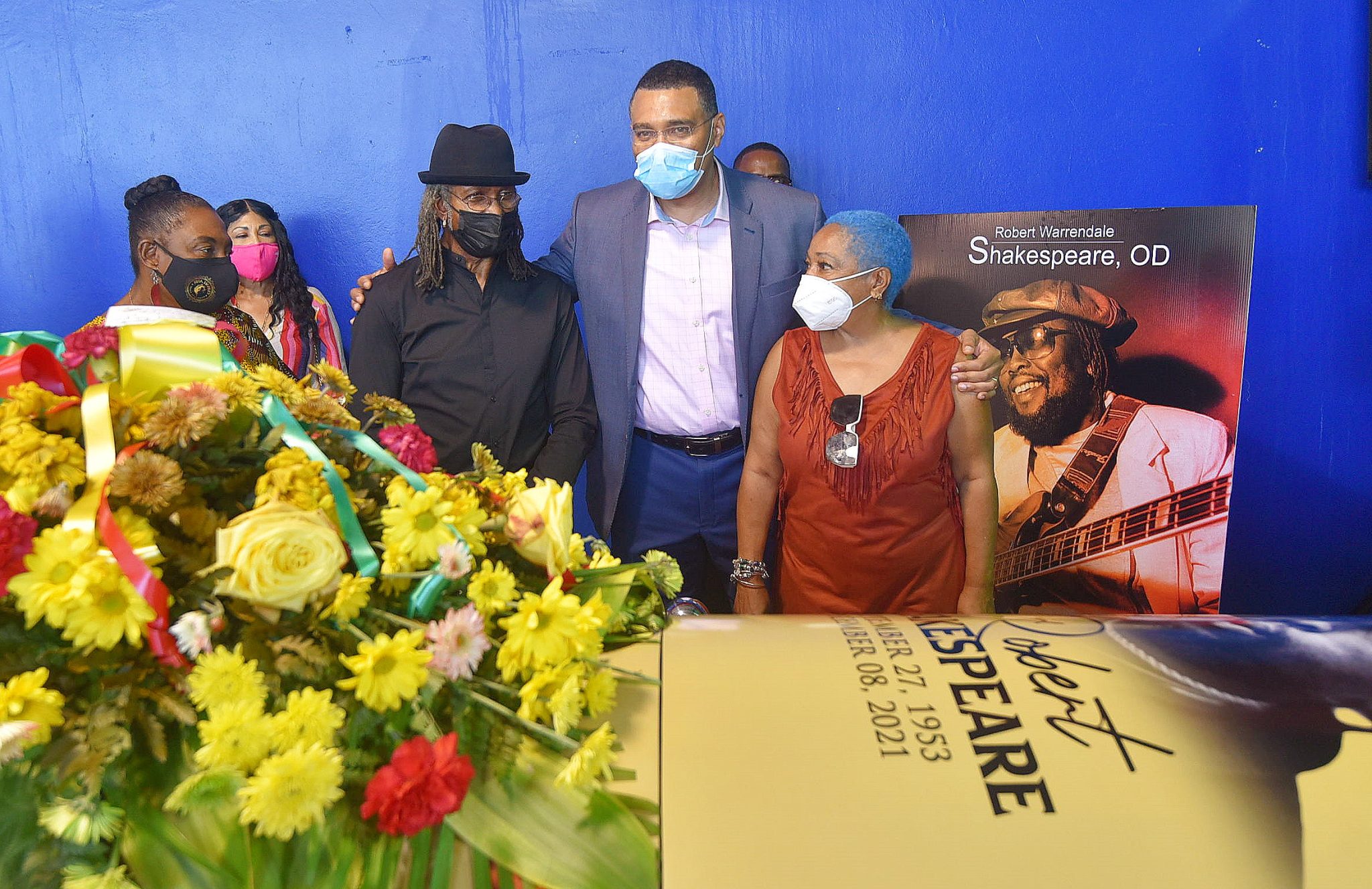 PHOTOS: Prime Minister, The Most Hon. Andrew Holness, Views The Body of Late Iconic Reggae Musician, Robert “Robbie” Shakespeare