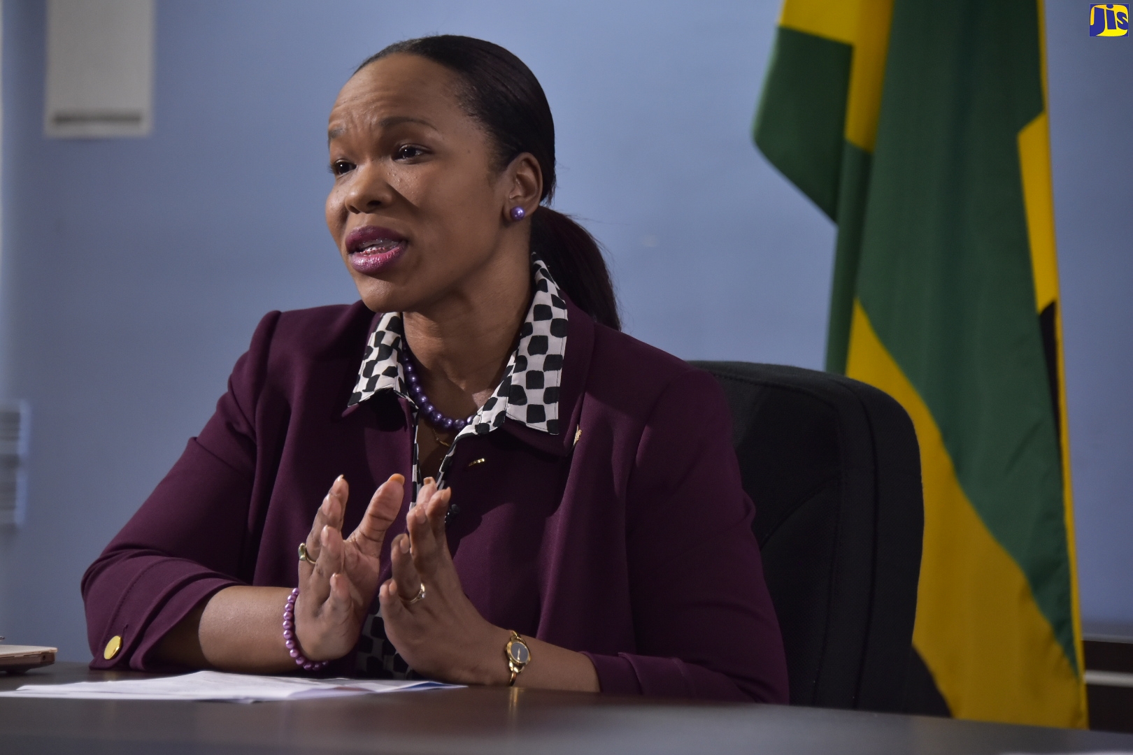 Acting Chief Education Officer in the Ministry of Education and Youth, Dr. Kasan Troupe, addressing stakeholders during a virtual Ministry Town Hall Forum on the full resumption of face-to-face classes, on Friday (March 4).