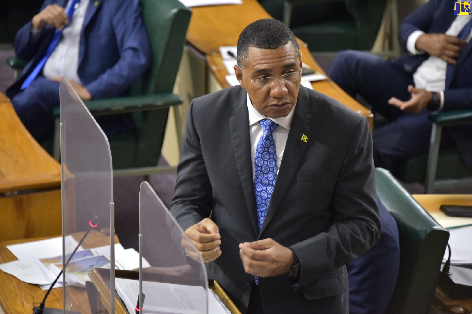 (FILE) Prime Minister, the Most Hon. Andrew Holness, speaking during his 2022/23 Budget Debate presentation in the House of Representatives on Thursday (March 17).