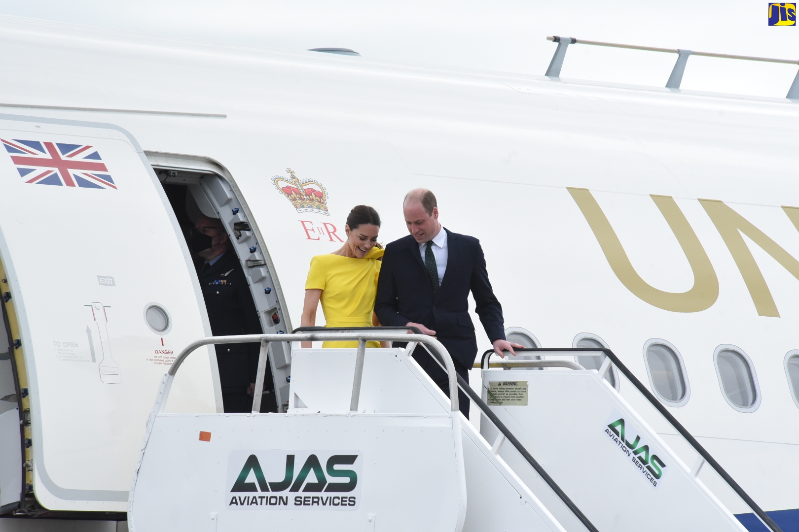 Their Royal Highnesses, the Duke and Duchess of Cambridge, arrive in Jamaica on March 22 at the Norman Manley International Airport in Kingston. Their three-day visit forms part of activities to celebrate the Platinum Jubilee of Her Majesty the Queen.