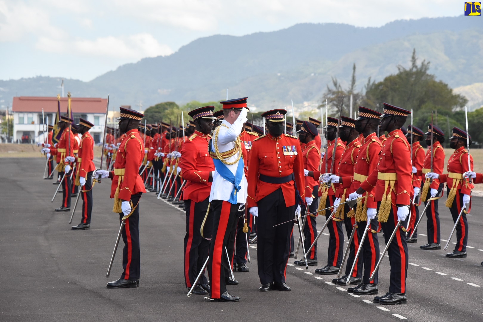 PHOTOS: Prince William Attends Commissioning Parade At Up Park Camp
