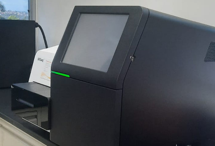 The new Genome Sequencer has significantly reduced the time taken to analyse samples for variants.