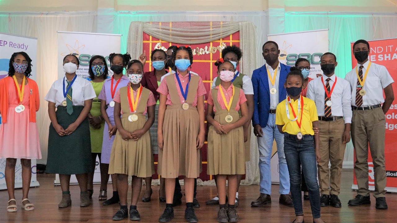 The 2021/2022 winners of the Scientific Research Council Essay Oratory, Poster and Performing Arts competition.