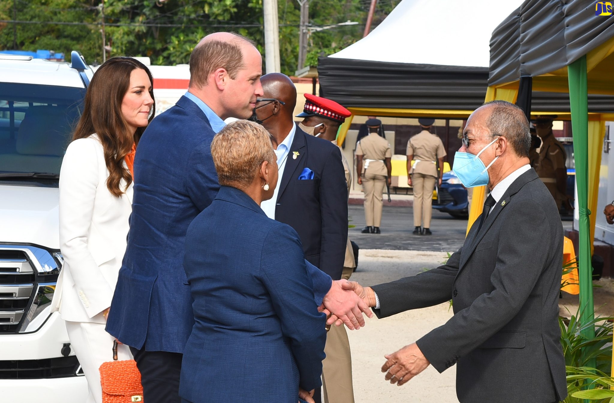 PHOTOS: The Duke And Duchess Of Cambridge At CMTTI In St. James