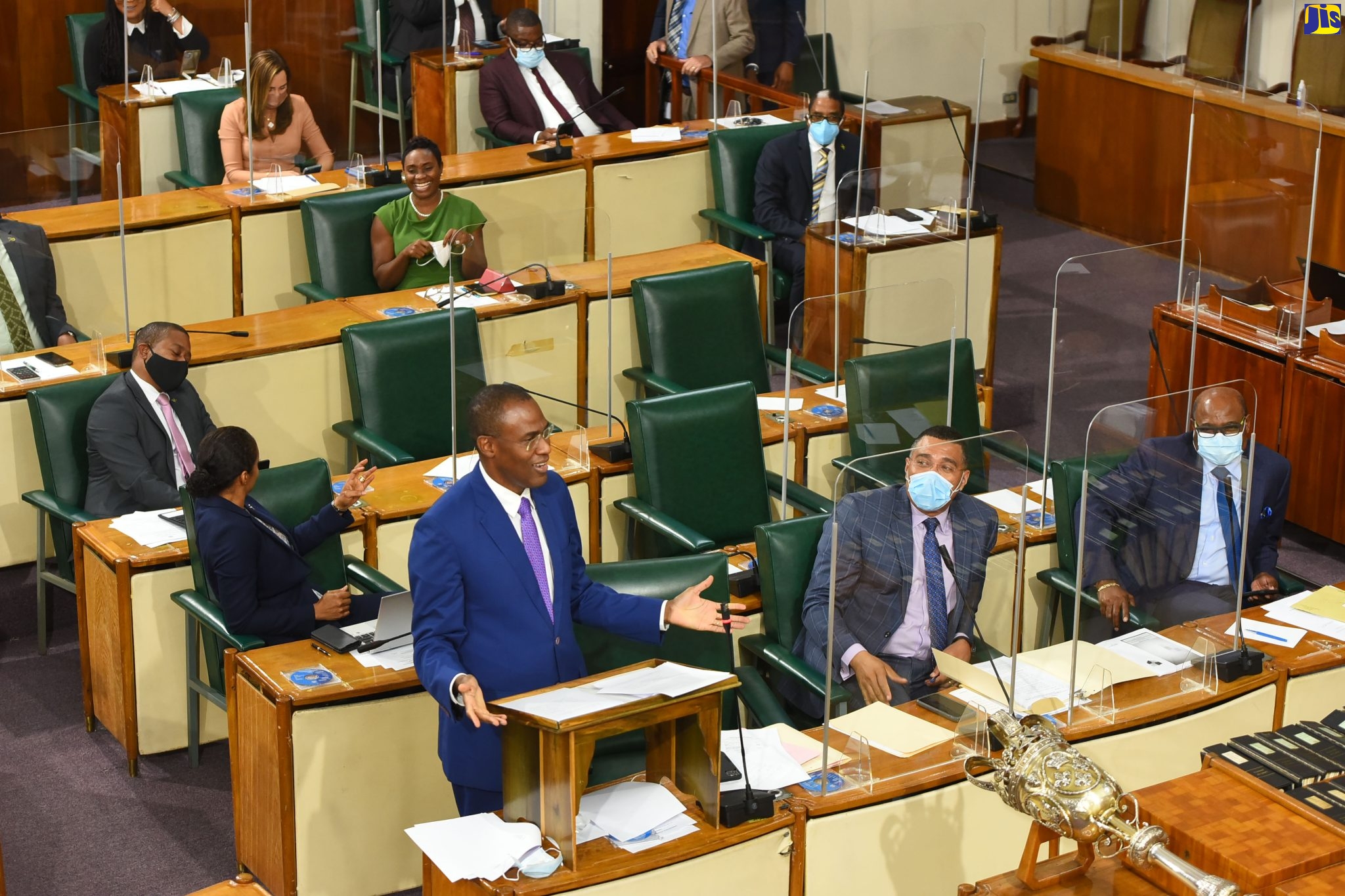 Minister of Finance and the Public Service, Dr. the Hon. Nigel Clarke, closes the 2022/23 Budget Debate in the House of Representatives on Tuesday (March 22).