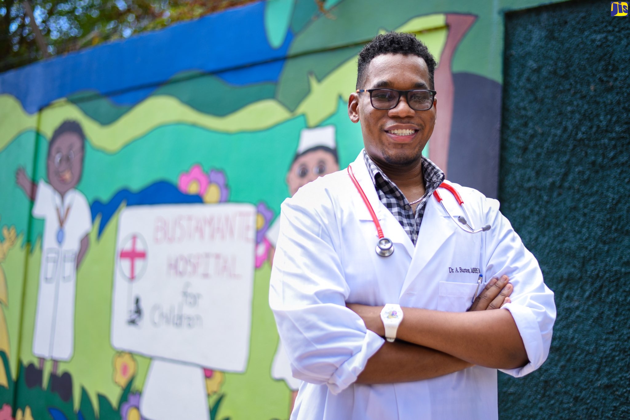 Paediatrician and Senior Registrar at the Bustamante Hospital for Children, Dr. Andrew Burton. P