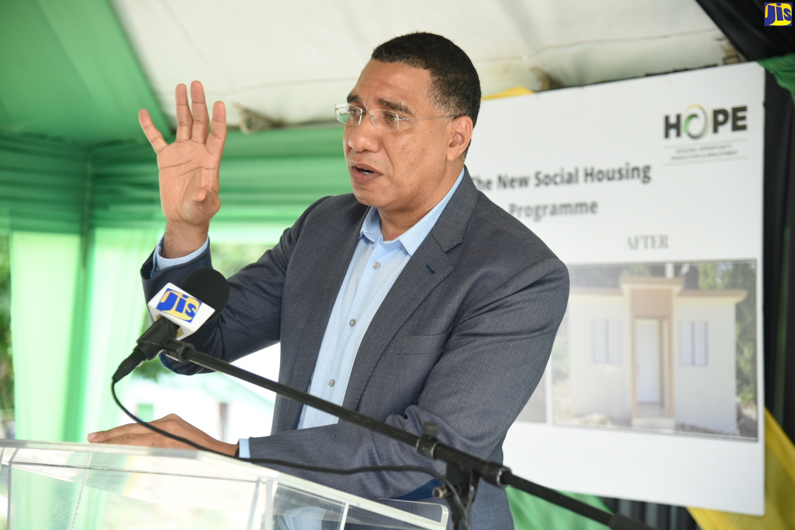PM Hands Over Three-Bedroom House to Hanover Resident