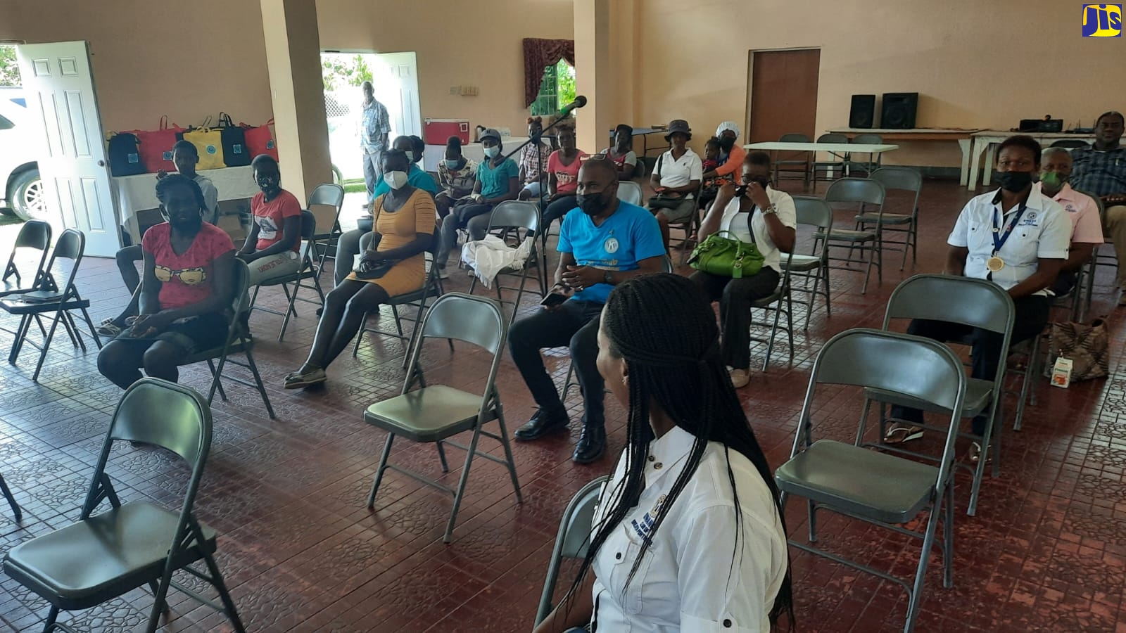 Parents participate in a parenting seminar held recently at the Cambridge United Church in Brompton, St. Elizabeth.