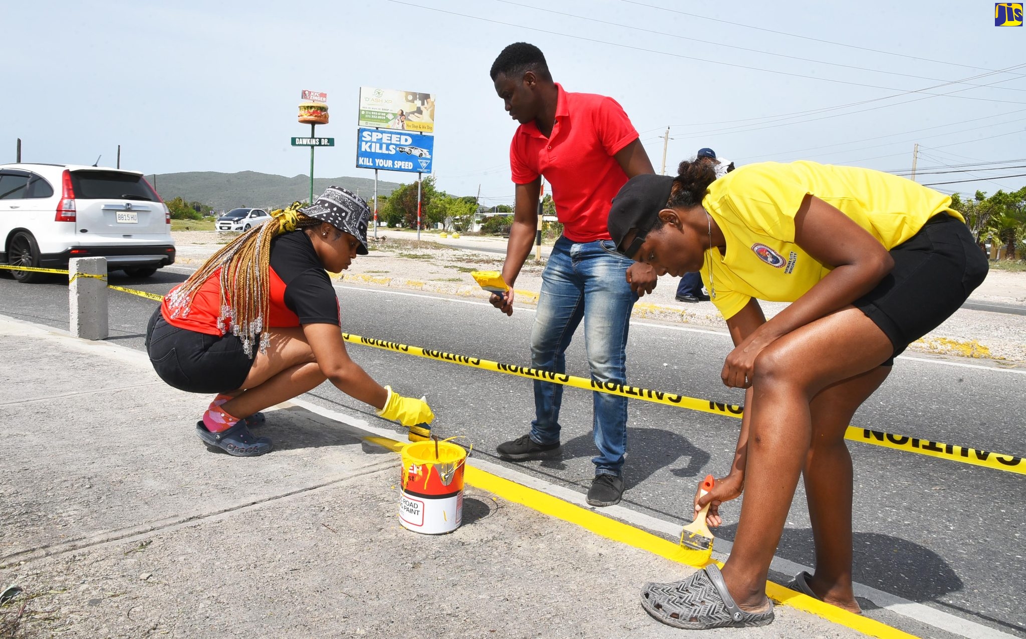 A Safe Sidewalk For The Physically Challenged In Portmore