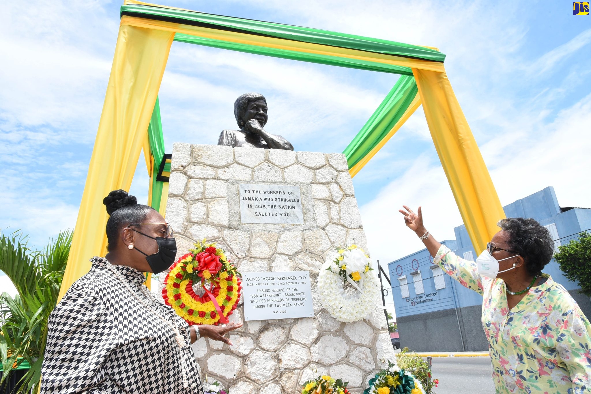 Bust Of Labour Movement Activist Agnes Bernard Unveiled