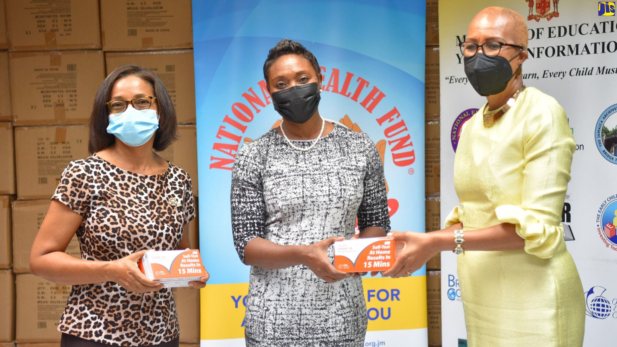 NHF Provides 100,000 Masks, 5,000 COVID-19 Self-Test Kits To Schools