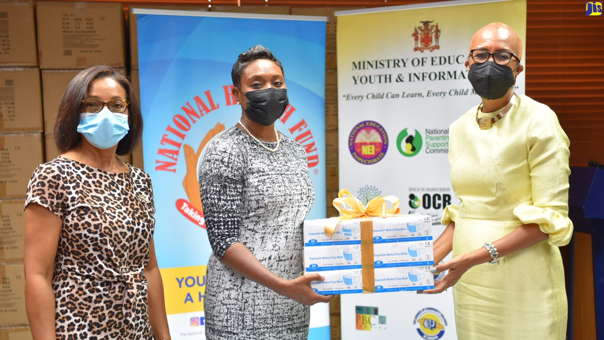 NHF Provides 100,000 Masks, 5,000 COVID-19 Self-Test Kits To Schools