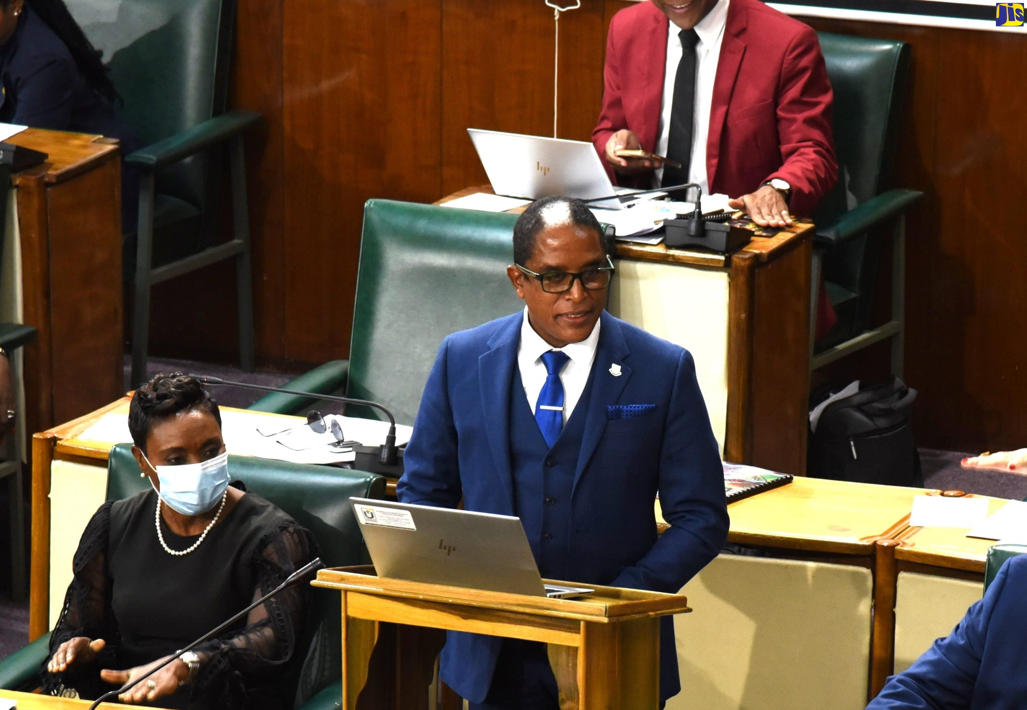 State Minister in the Ministry of Industry Investment and Commerce Dr. the Hon. Norman Dunn, making his contribution to the 2022/23 Sectoral Debate in the House of Representatives.