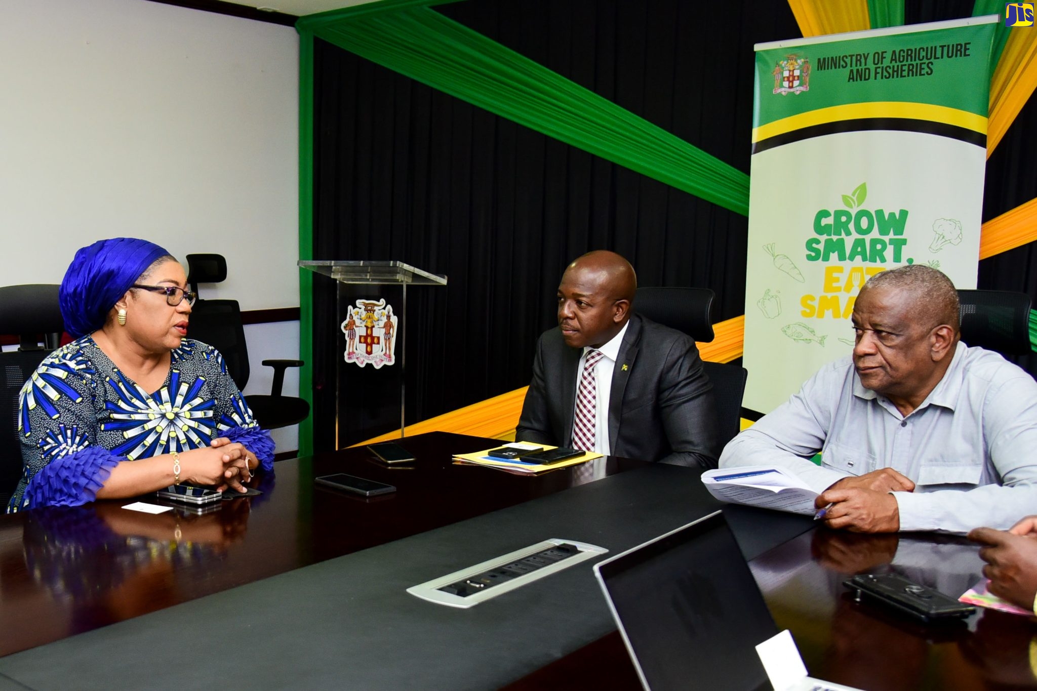 PHOTOS:  Minister Charles Receives Courtesy Call from Nigeria’s High Commissioner to Jamaica