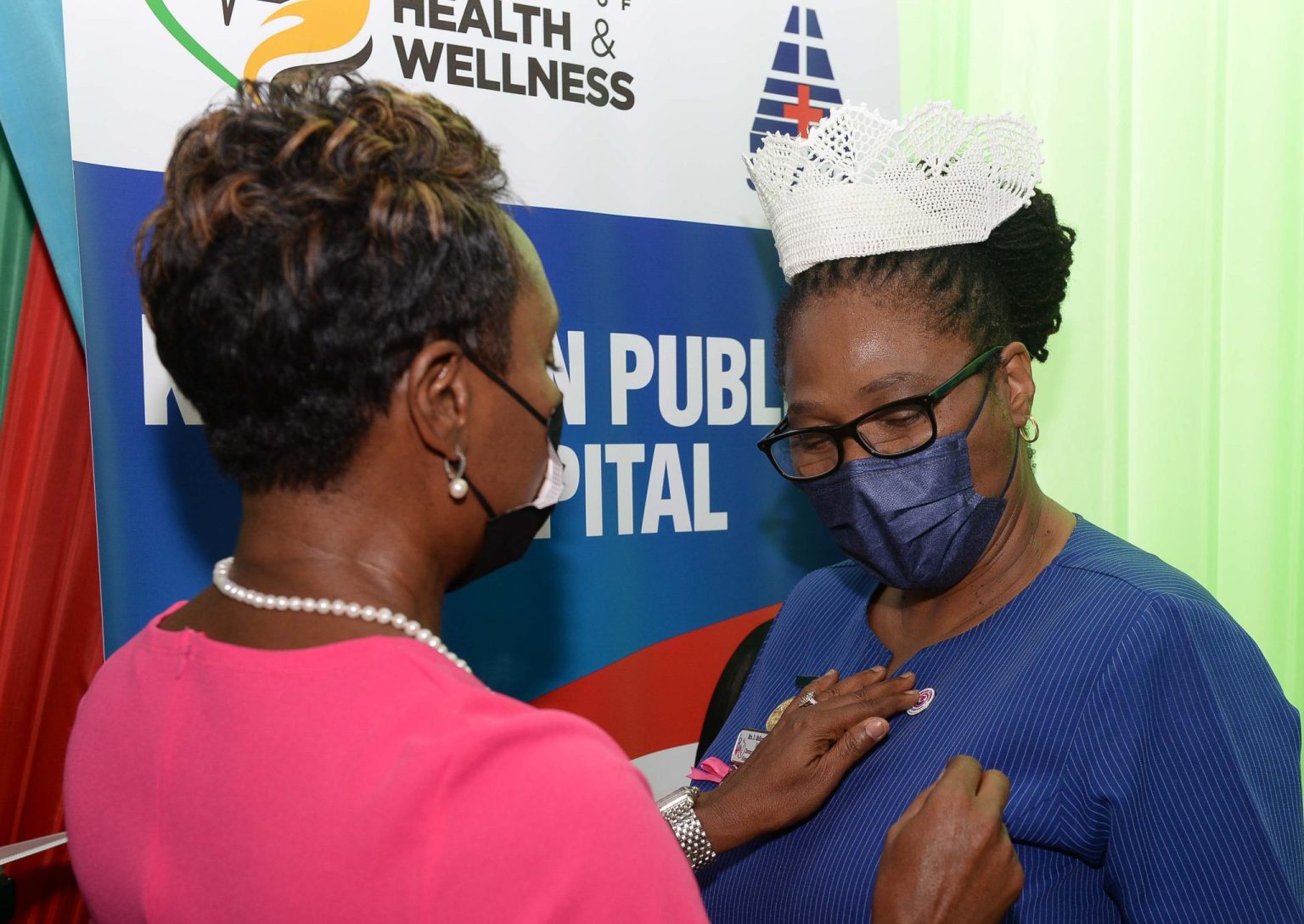 PHOTOS State Min. CuthbertFlynn Participates in Healthcare Workers