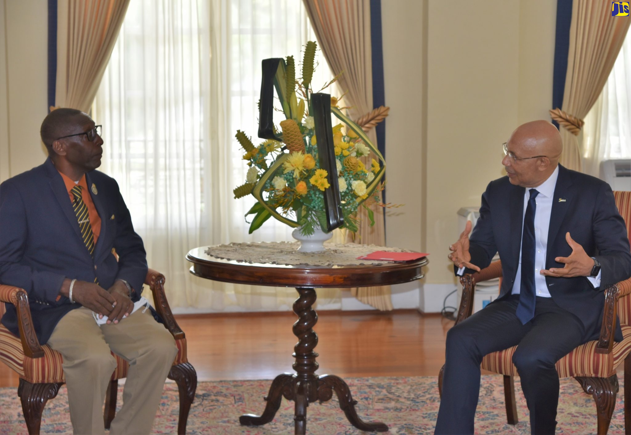 PHOTOS: GG Receives Members of Jamaica Ex-Soldiers Association
