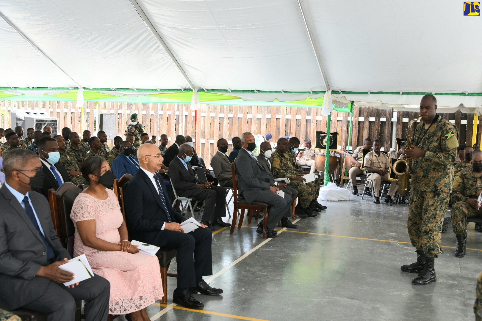 PHOTOS: Governor-General and Lady Allen Attend Jamaica Defence Force Drumhead Church Service