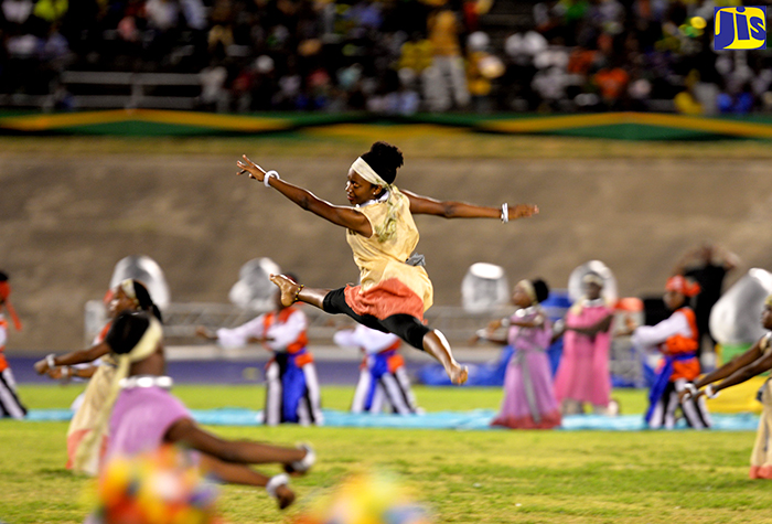 Dancers perform at the annual Grand Gala held at the National Stadium.