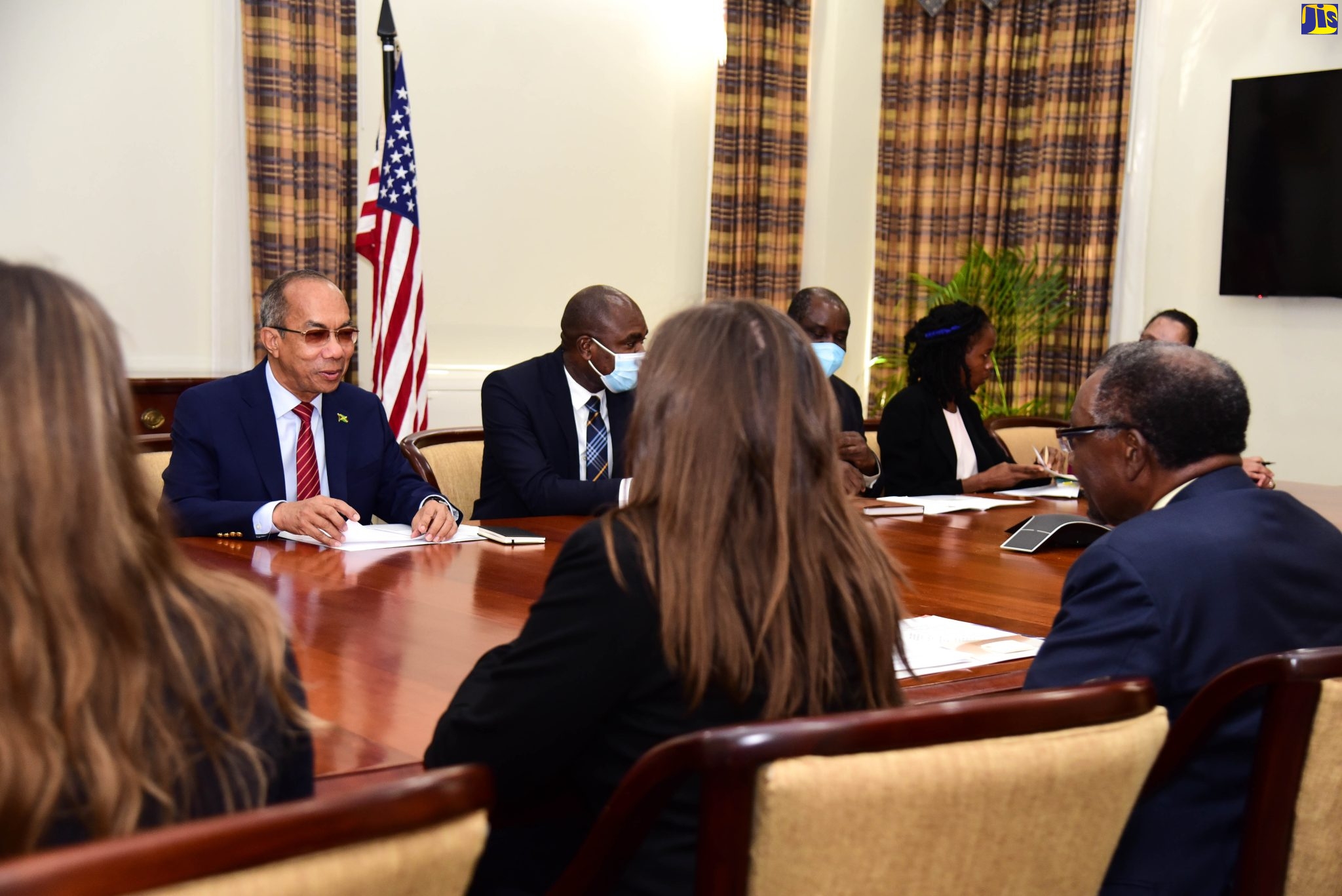 PHOTOS: National Security Minister/Deputy PM, Dr. Horace Chang Meets with United States Ambassador to Jamaica, Nick Perry
