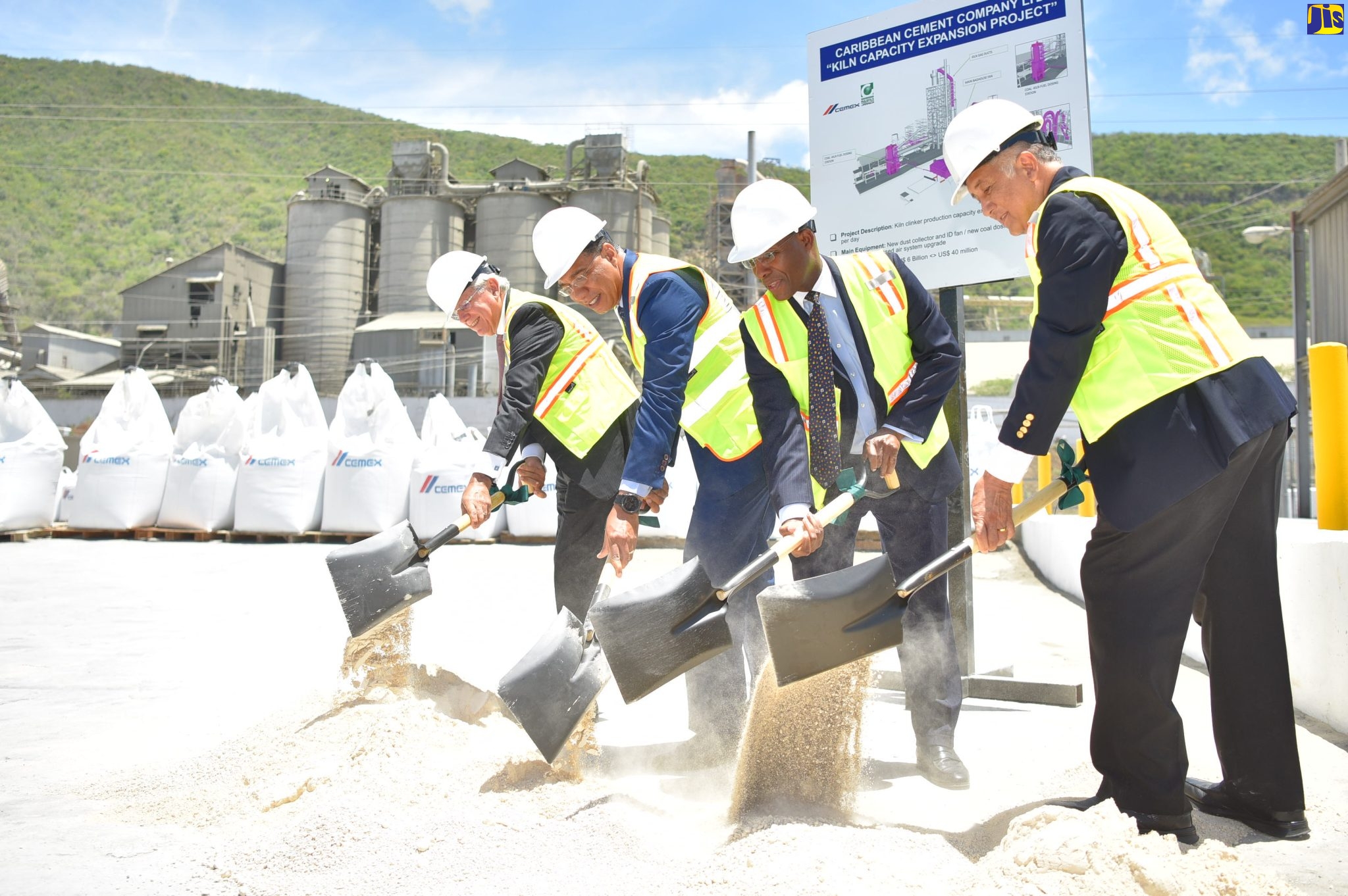 Prime Minister Breaks Ground for Expansion Project at Cement Company