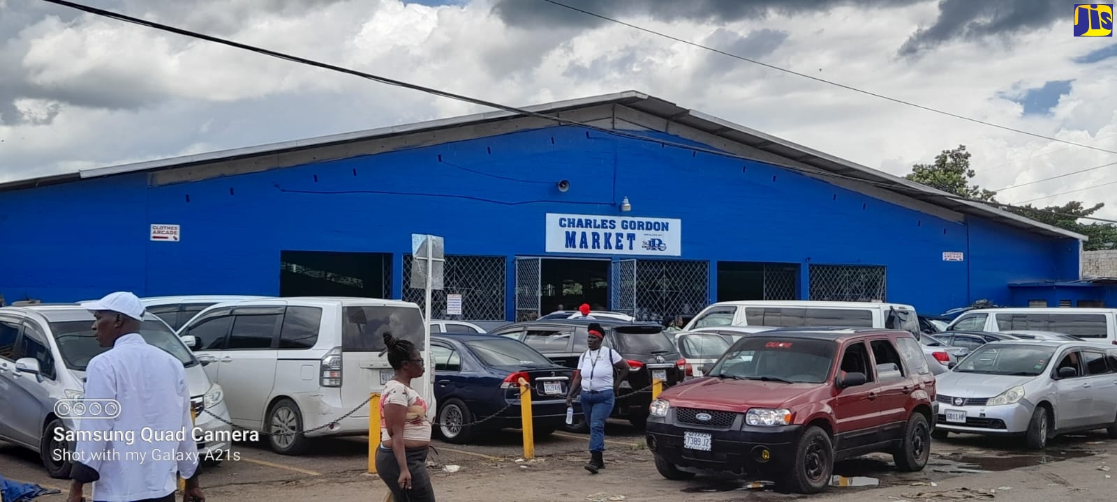 The entrance to the Charles Gordon Market in Montego Bay, St. James.