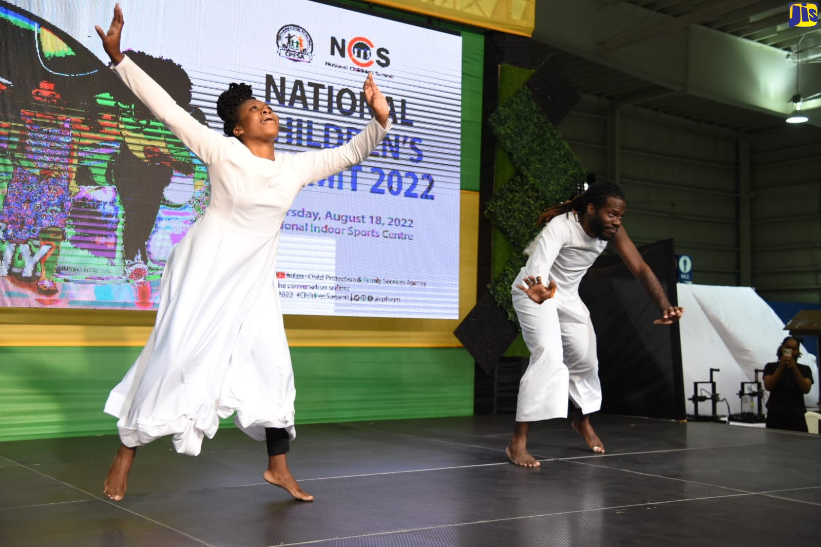 PAH! Deaf Dance Company entertains attendees at the Child Protection and Family Services Agency’s fifth National Children’s Summit. The event was held at the National Indoors Sports Centre in Kingston on August 18.