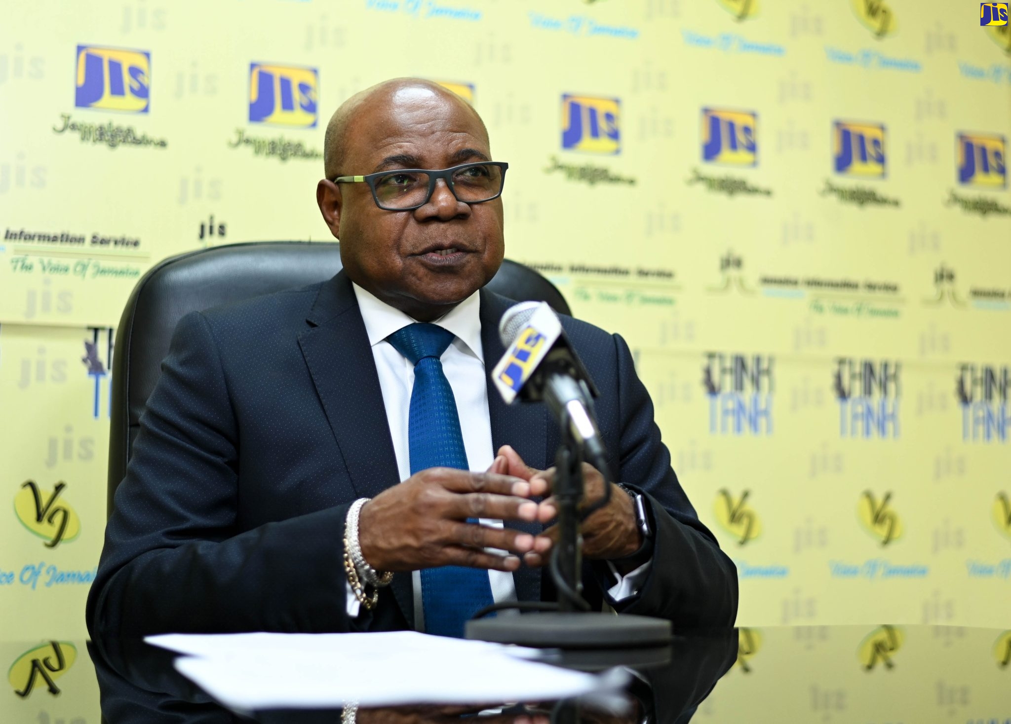 Minister of Tourism, Hon. Edmund Bartlett, announces the launch of the Innovation-based Tourism Incubator, during a Jamaica Information Service (JIS) ‘Think Tank’, on September 12. Thw Incubator is slated to be launched on September 30.