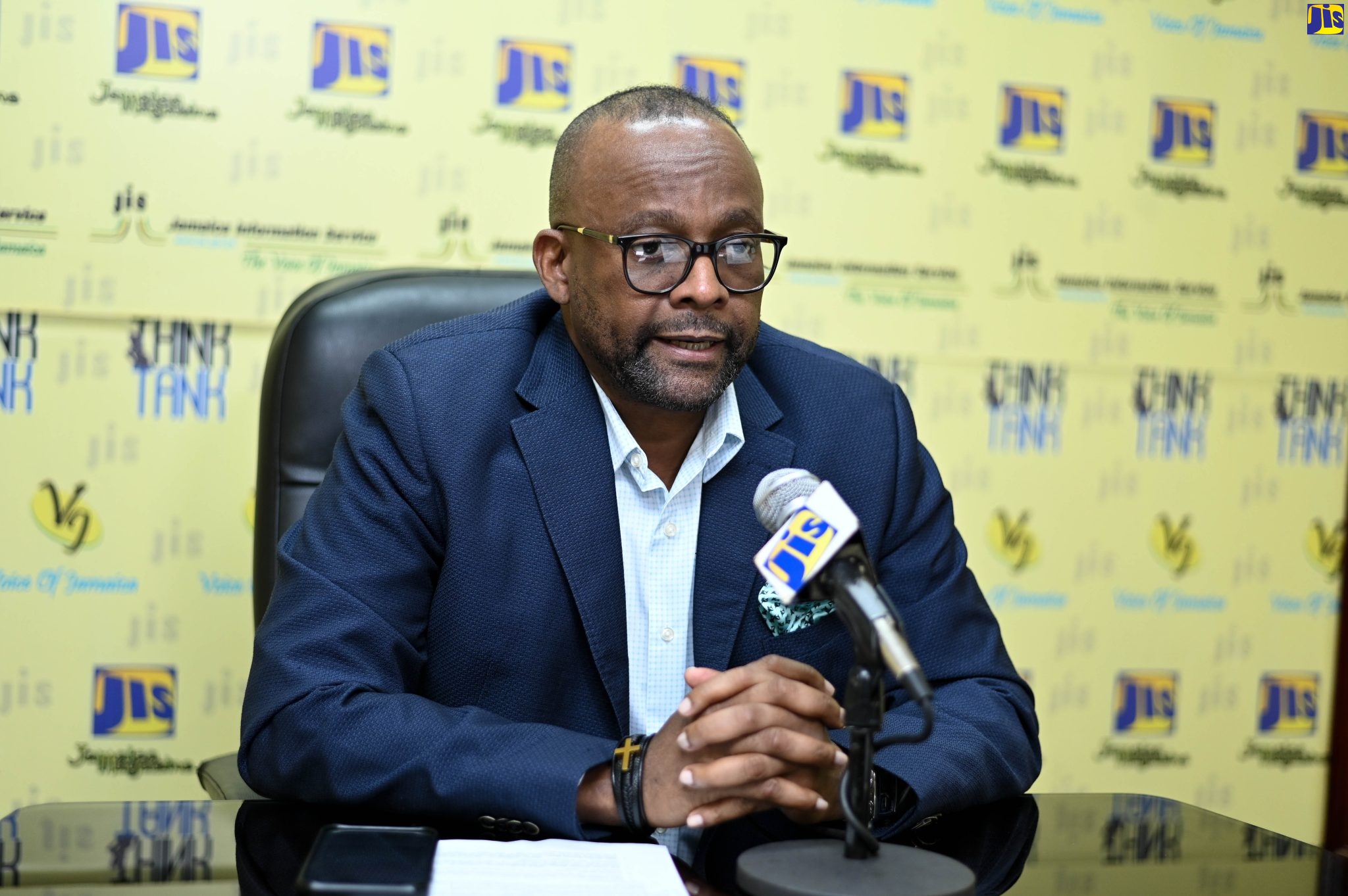 Director of Tourism, Jamaica Tourist Board, Donovan White, speaks at a JIS ‘Think Tank’, on September 12. 
