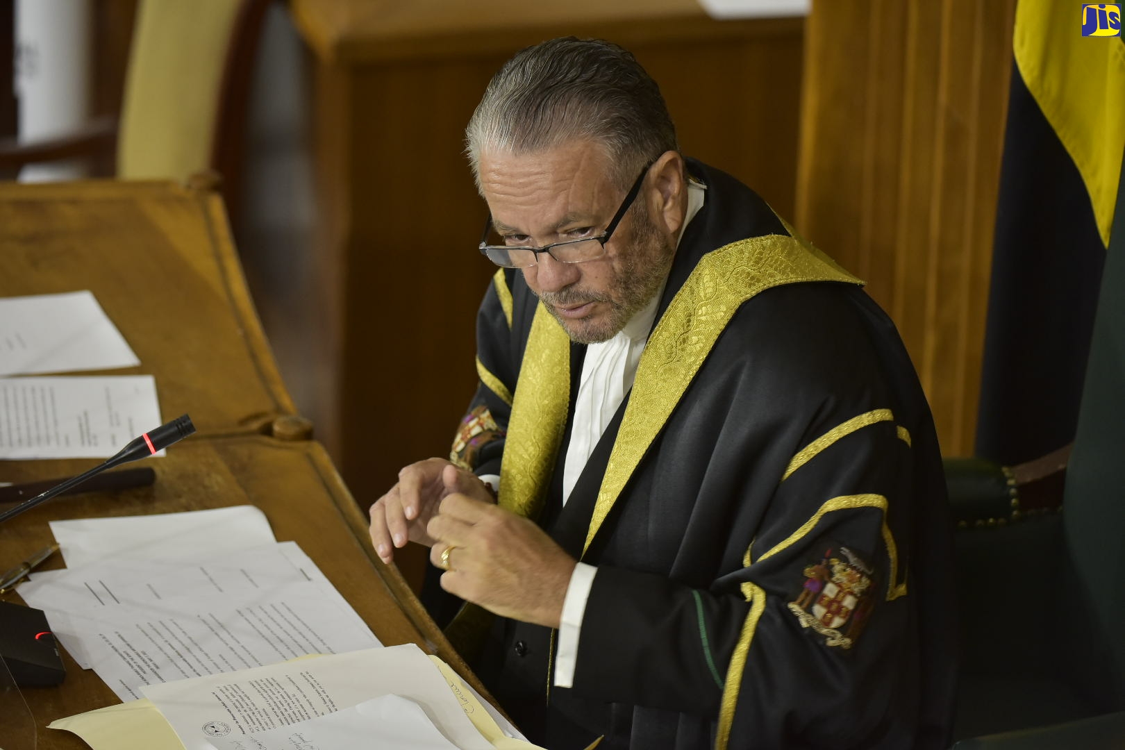 Senate President,  Senator the Hon. Tom Tavares-Finson.