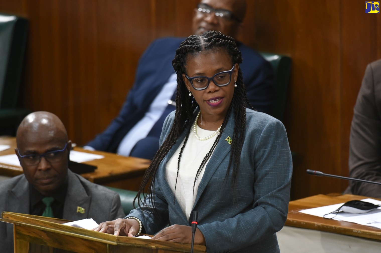 Member of Parliament for Hanover Western, Tamika Davis, makes her contribution to the 2022/23 State of the Constituency Debate in the House of Representatives on Tuesday (September 20).