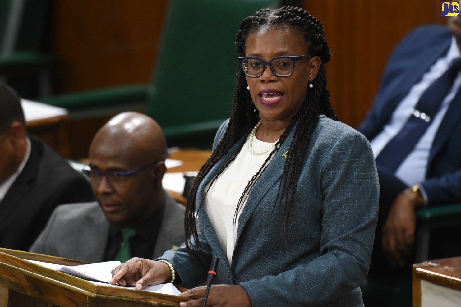 Member of Parliament for Hanover Western, Tamika Davis, makes her contribution to the 2022/23 State of the Constituency Debate in the House of Representatives, on September 20.